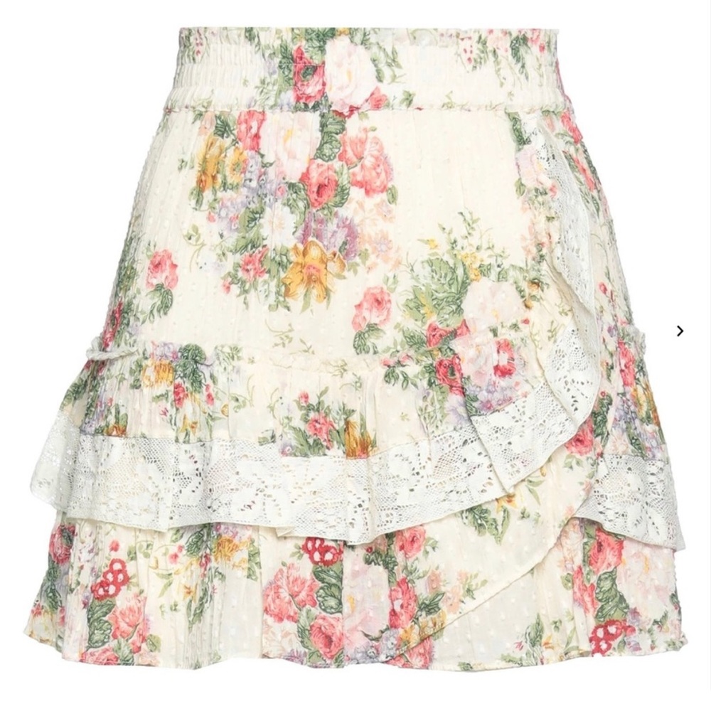 NWT LoveShackFancy Agnessa Skirt Shining Gemstone XS - Picture 13 of 13